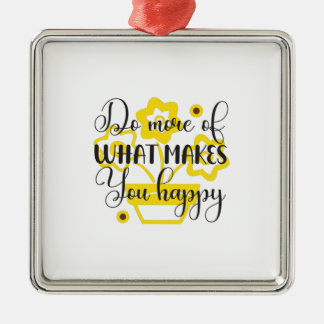 Sunflower Lover | Do More Of What Makes You Happy Metal Tree Decoration