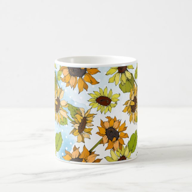 Sunflower Lovers d sunshine, Bright Kitchen Decor  Coffee Mug (Center)