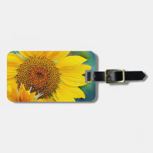 SUNFLOWER LUGGAGE TAG TRAVEL GIFT