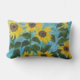 Sunflower Lumbar Pillow
