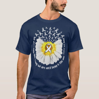 Sunflower Lung Awareness White Ribbon In November T-Shirt