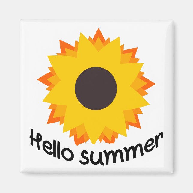 sunflower magnet (Front)