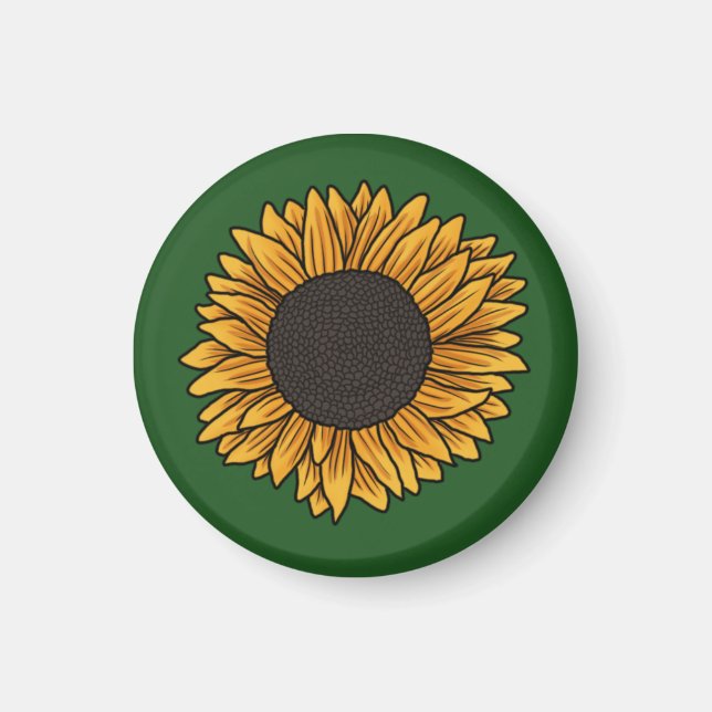 Sunflower Magnet (Front)