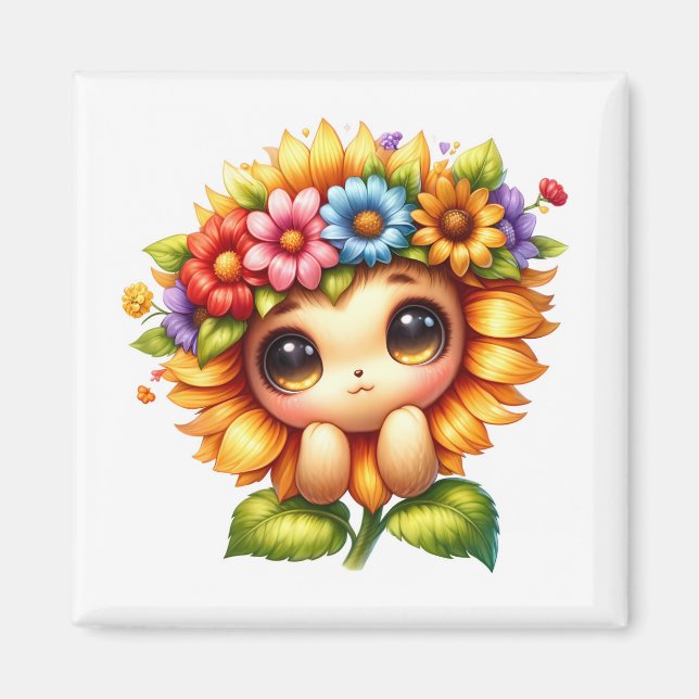 Sunflower Magnet   (Front)