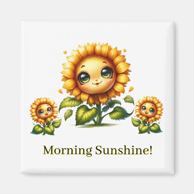 Sunflower Magnet   (Front)