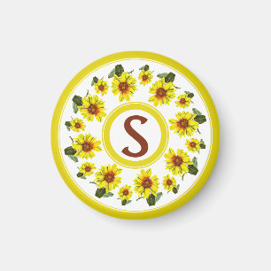 Sunflower Magnet