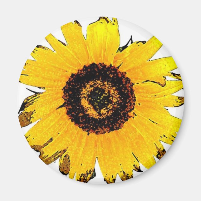 sunflower magnet (Front)