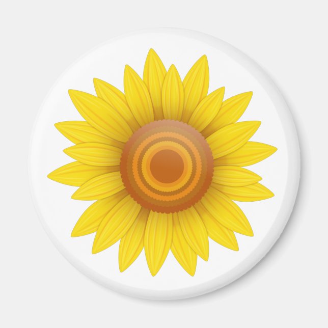 Sunflower Magnet (Front)