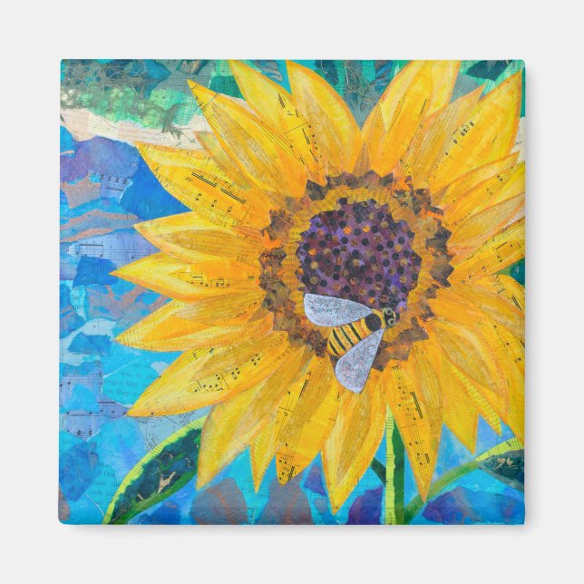 Sunflower Magnet (Front)