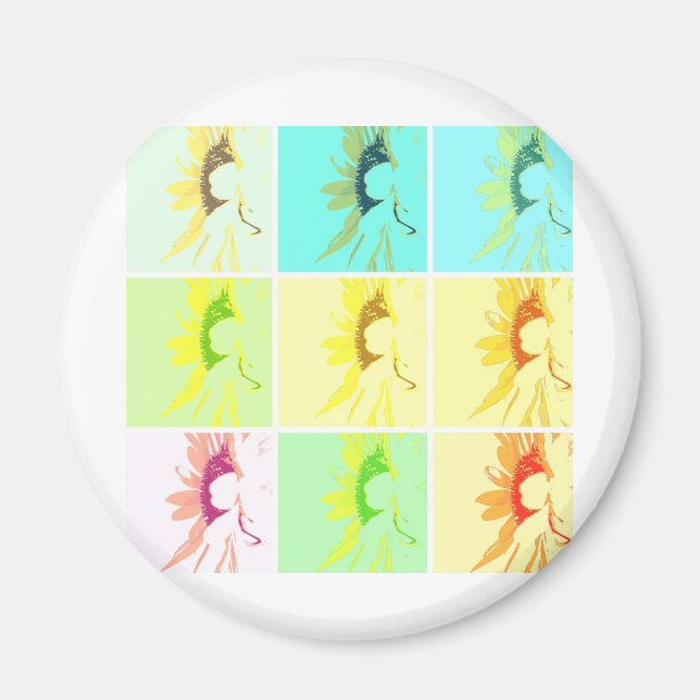 Sunflower Magnet (Front)