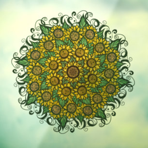 Sunflower Mandala Nature Lover Sunflowers Floral