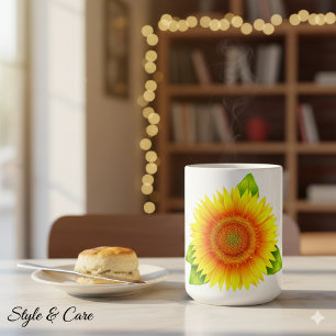 Sunflower Mark Coffee Mug