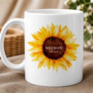 Sunflower MeeMaw Coffee Mug
