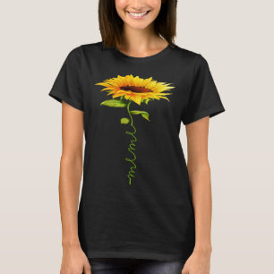 Sunflower Meme Mother's Day Floral Funny Matching  T-Shirt