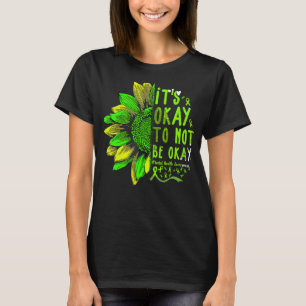 Sunflower Mental Health Awareness Support T-Shirt