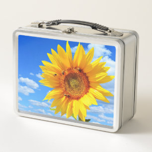 Sunflower Metal Lunch Box