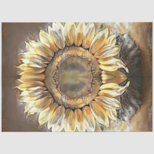 Sunflower Mirror Modern Art Collection Tissue Paper