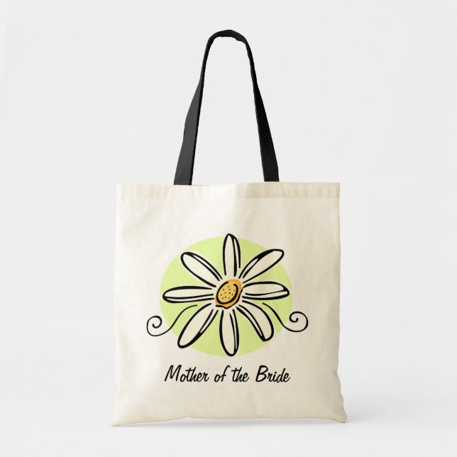 Sunflower Mother of Bride Tote Bag (Front)