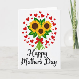 Sunflower Mothers Day Card