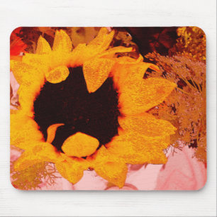 sunflower mouse pad