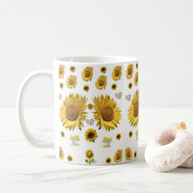 Sunflower Mug (With Donut)