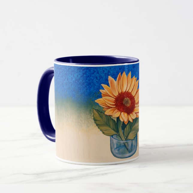 Sunflower Mug (Front Left)
