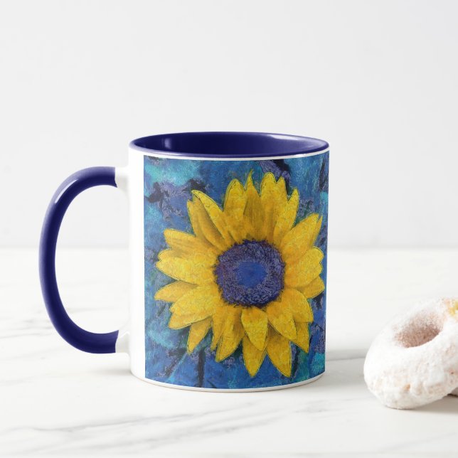 Sunflower Mug (With Donut)