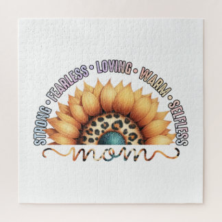 Sunflower Mum Jigsaw Puzzle