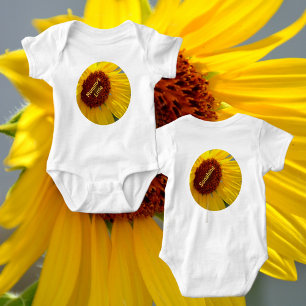 Sunflower Mummy's Little Sunshine Baby Bodysuit