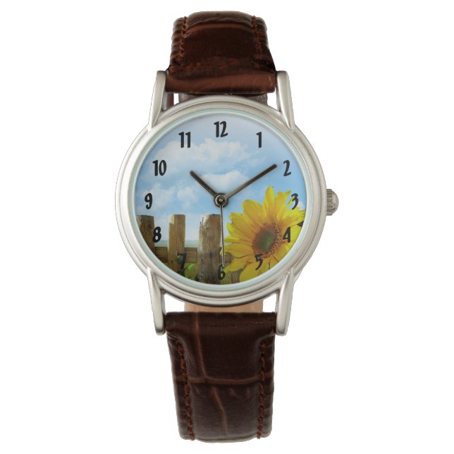 Sunflower Nature Beauty Watch (Front)