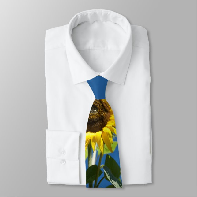 Sunflower Necktie (Tied)