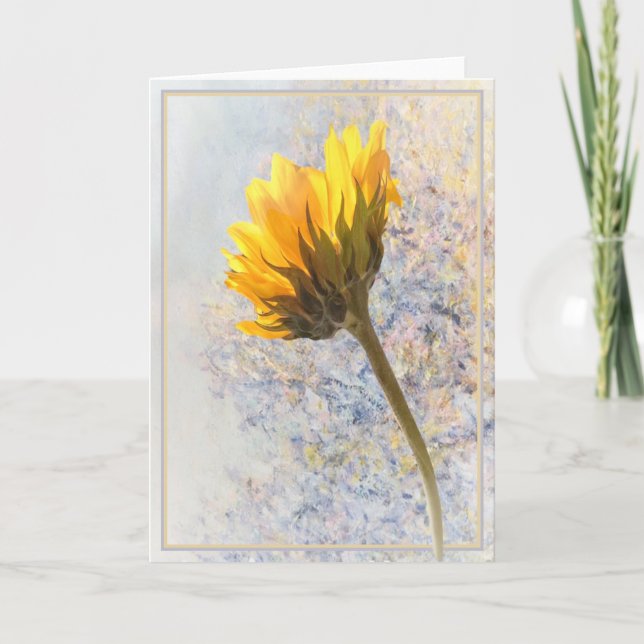 Sunflower Note Card (Front)