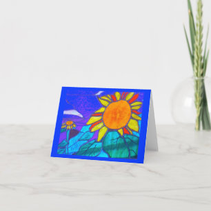 Sunflower Note Card