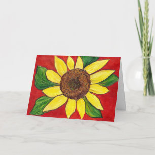 Sunflower Note Card