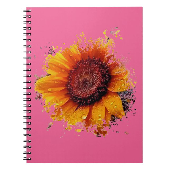 Sunflower  notebook (Front)