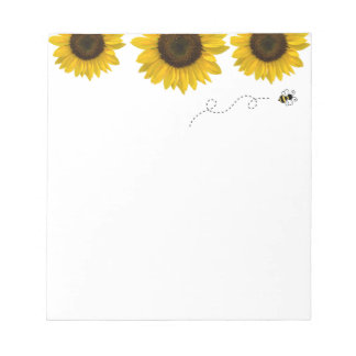 Sunflower Notepad