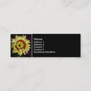 sunflower of a sort mini business card