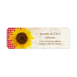 Sunflower on Birch Bark Rustic Country Wedding