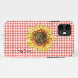 Sunflower on Gingham  Case-Mate iPhone Case