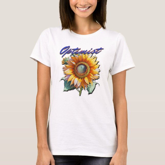 Sunflower Optimist  T-Shirt (Front)