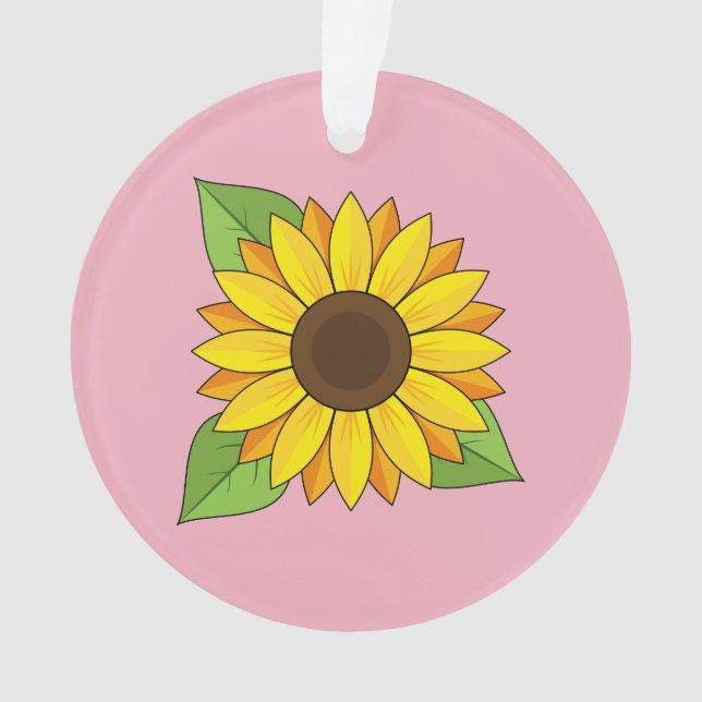 Sunflower Ornament (Front)