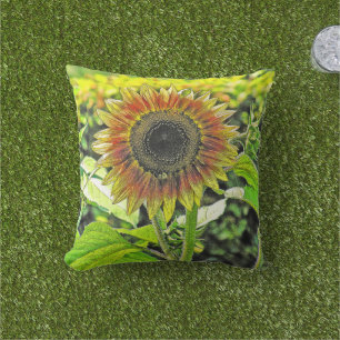 "SUNFLOWER" OUTDOOR THROW PILLOWS