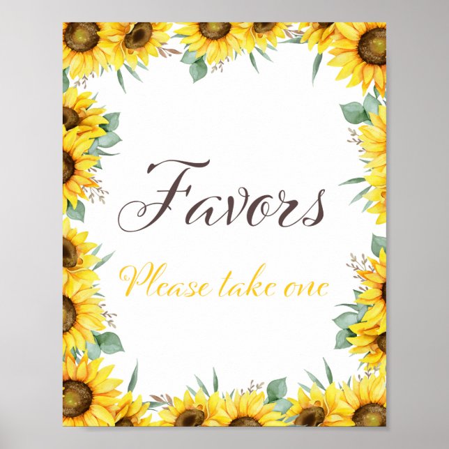 Sunflower Party Sign (Front)