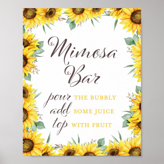 Sunflower Party Sign (Front)