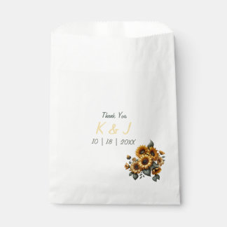 Sunflower Patch Favour Bags