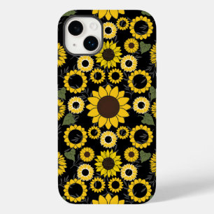 Sunflower pattern A01.b Black BG Case-Mate iPhone 14 Plus Case