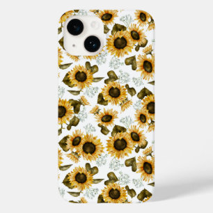 Sunflower Pattern Case-Mate iPhone 14 Case
