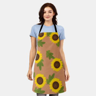 Sunflower Pattern Design – Cute Floral Aesthetic Apron