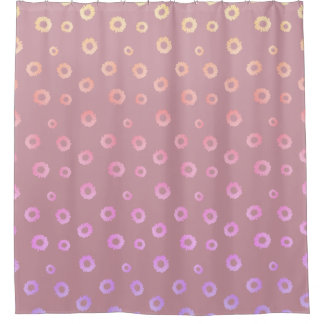 Sunflower Pattern Shower Curtain