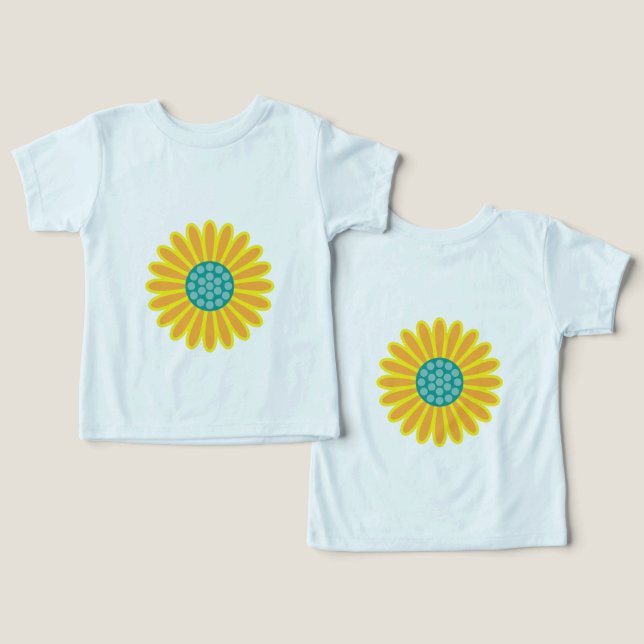 Sunflower Pattern | Vibrant Summer Floral Design (Design Front & Back)